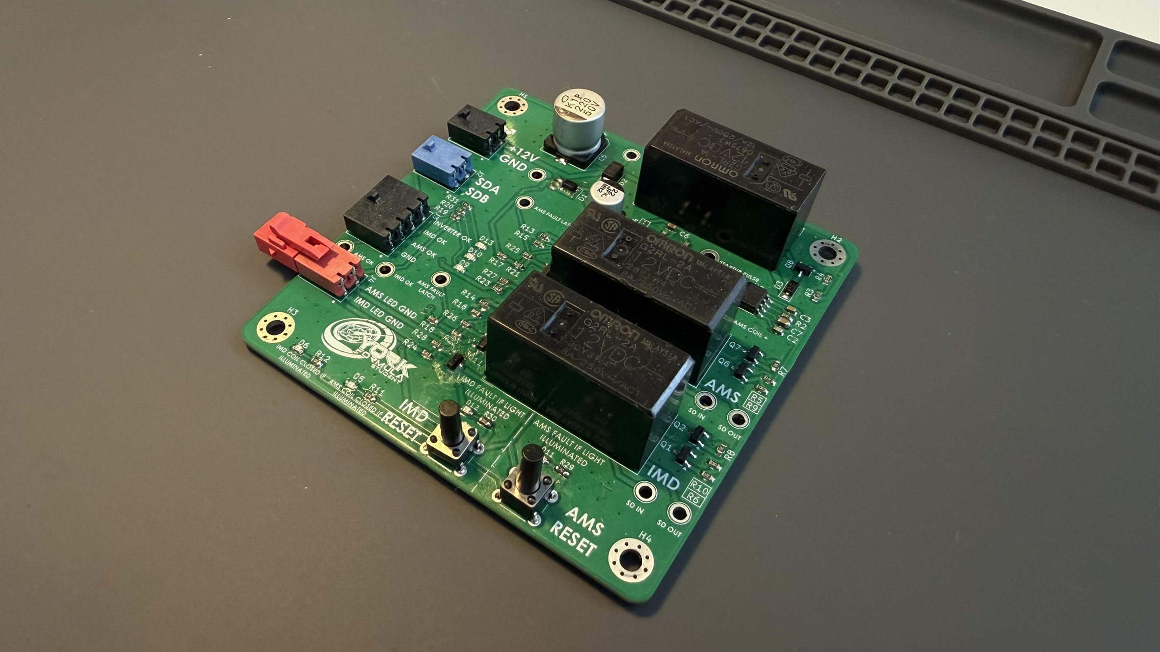 Latching Board cover