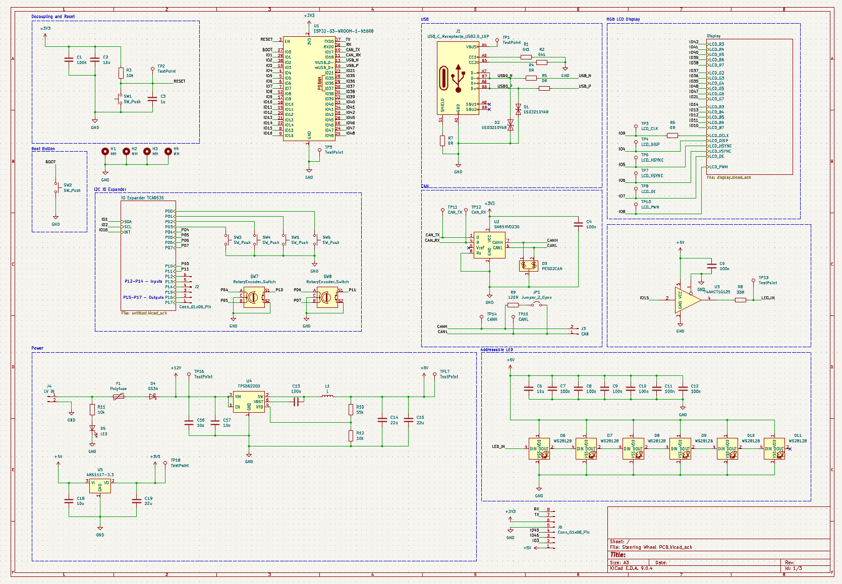 Steering Wheel Schematic